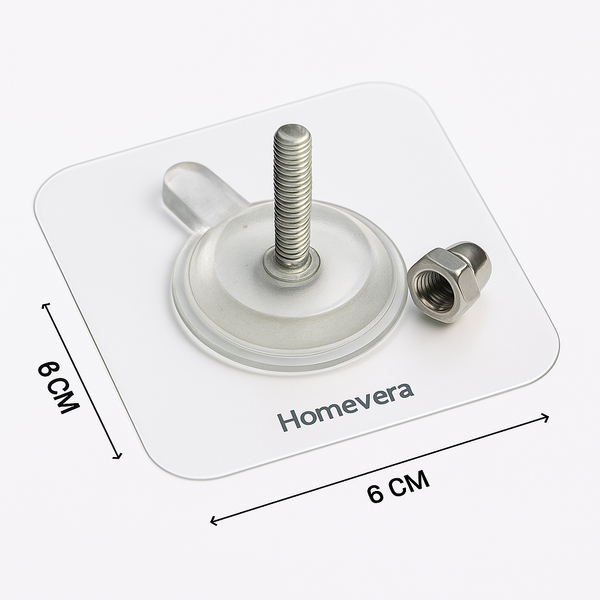 Homevera™ Adhesive Screw Wall Hooks