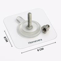 Homevera™ Adhesive Screw Wall Hooks