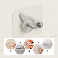 Homevera™ Adhesive Screw Wall Hooks