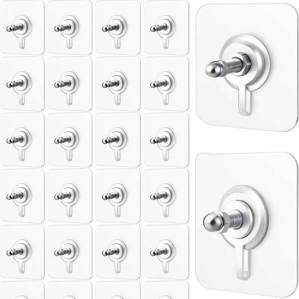 Homevera™ Adhesive Screw Wall Hooks