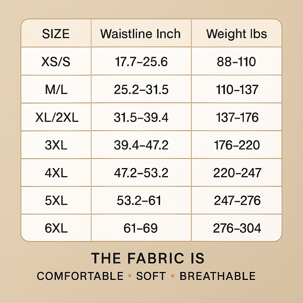 Homevera™ Quick Slim Shaper for Tummy, Thighs, Hips, Back [COOL & BREATHABLE]